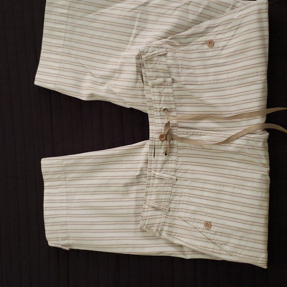 Striped Crop Pants